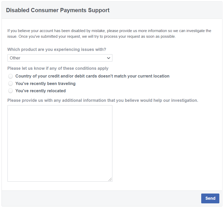 facebook-ad-account-flagged-unusual-activity-payment-method