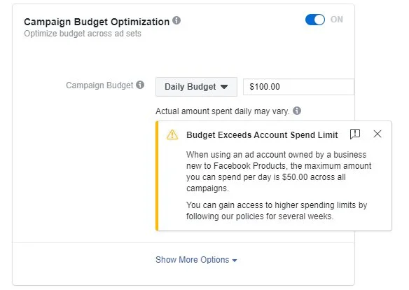 How To Increase Facebook Ad Account Spending Limit