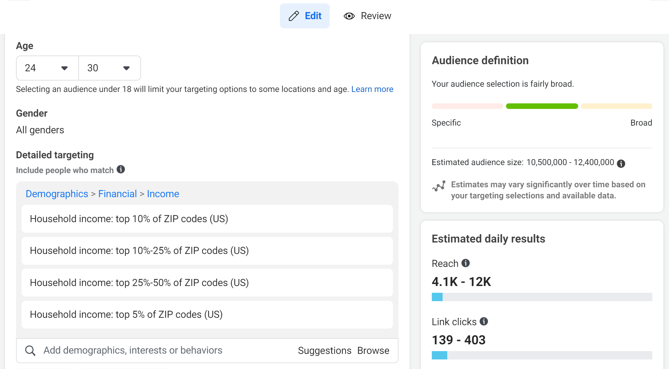 facebook-ads-real-estate-household-income-targeting