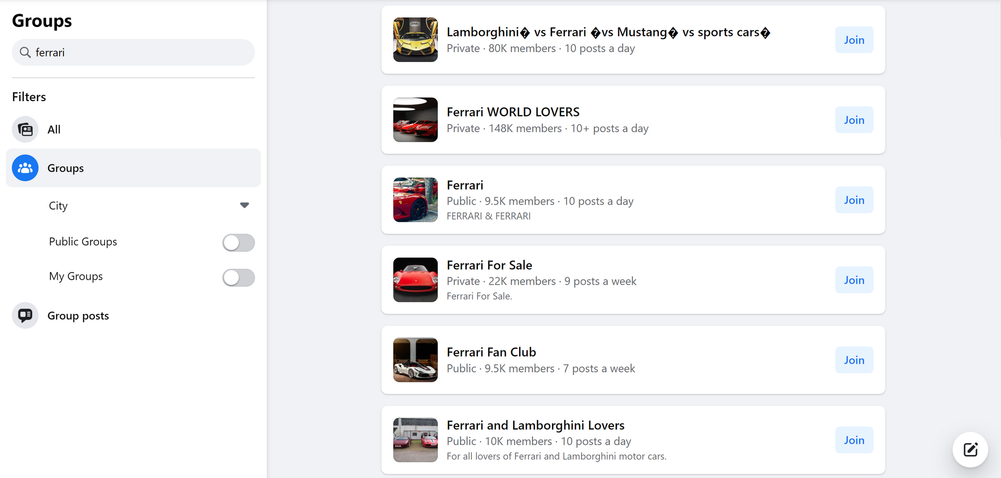 facebook-ads-targeting-luxury-car-groups