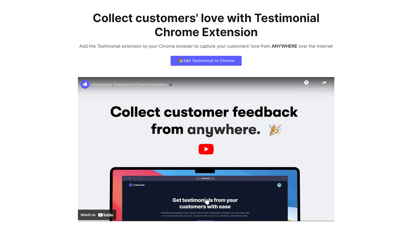 testimonials-to-chrome-extension