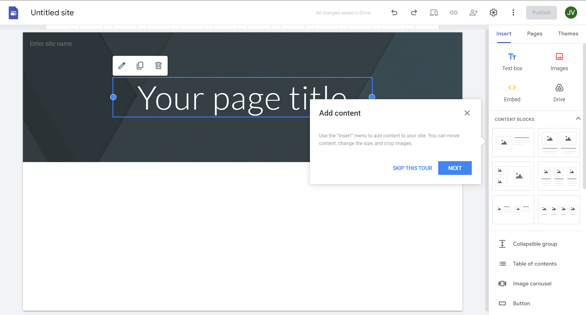 How To Build A Website Using Google Sites