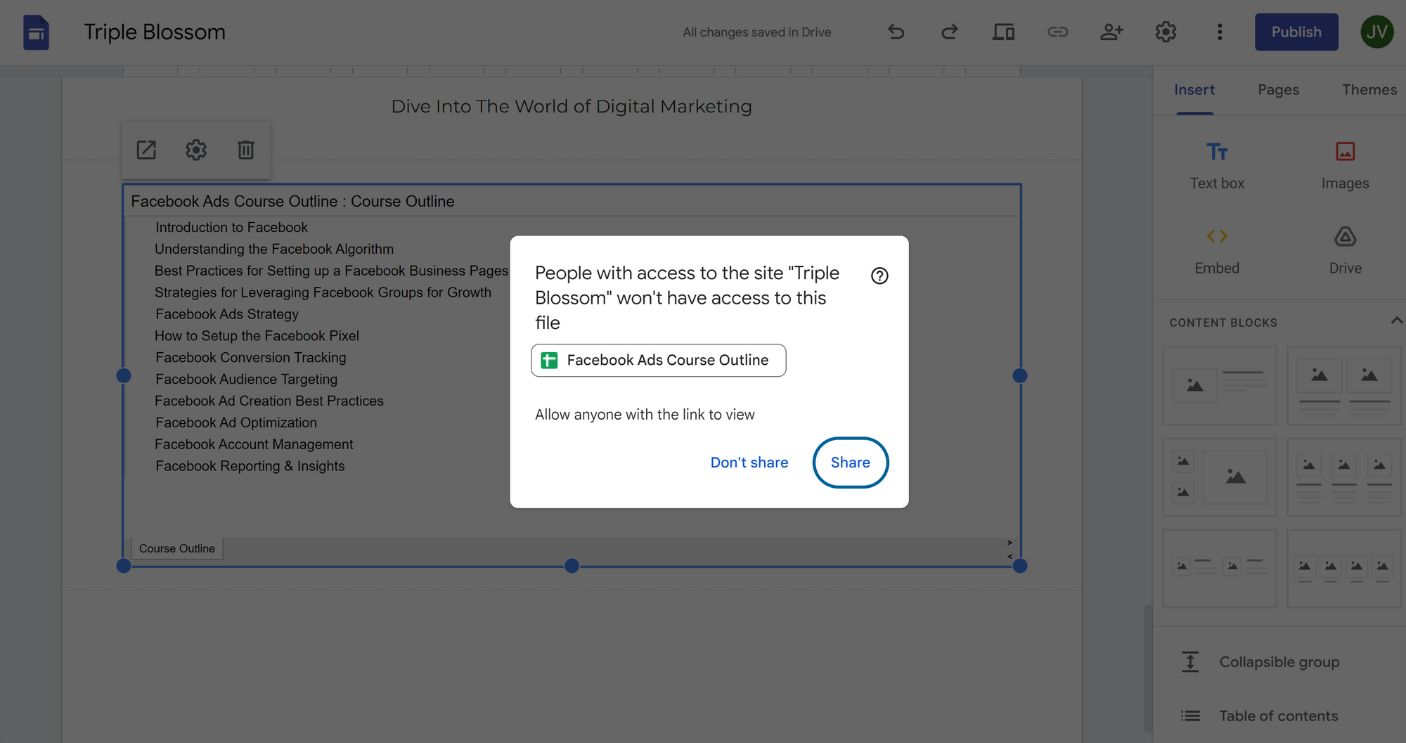 How To Build A Website Using Google Sites